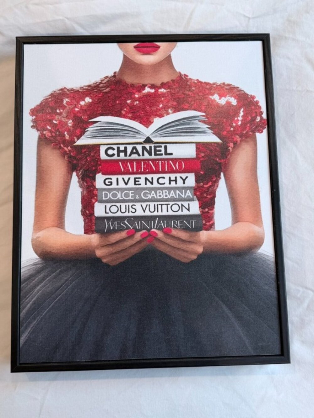 NWOT Stupell Industries Fashion Girl Wall Art
